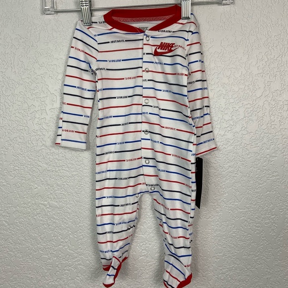 Nike One Pieces Nwt Boys 3m Onesie Red White Blue Poshmark